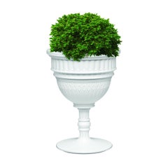 Capitol Planter and Champagne Cooler in White Polyethylene by Studio Job