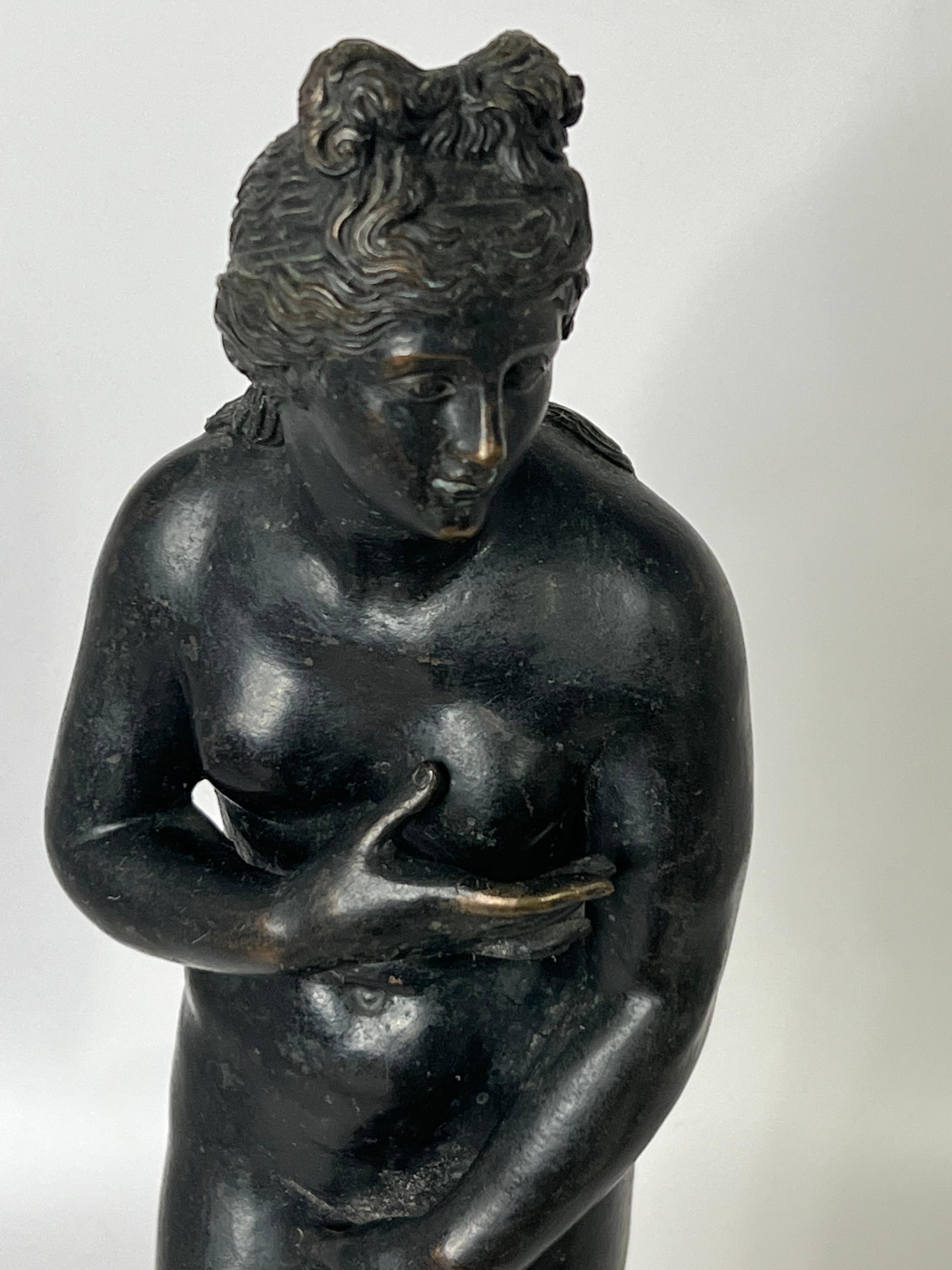 Questa scultura in bronzo di grande impatto raffigura la versione di Venere così importante per la storia dell'arte e della letteratura negli Stati Uniti che l'originale è stato temporaneamente prestato alla National Gallery of Art dai Musei
