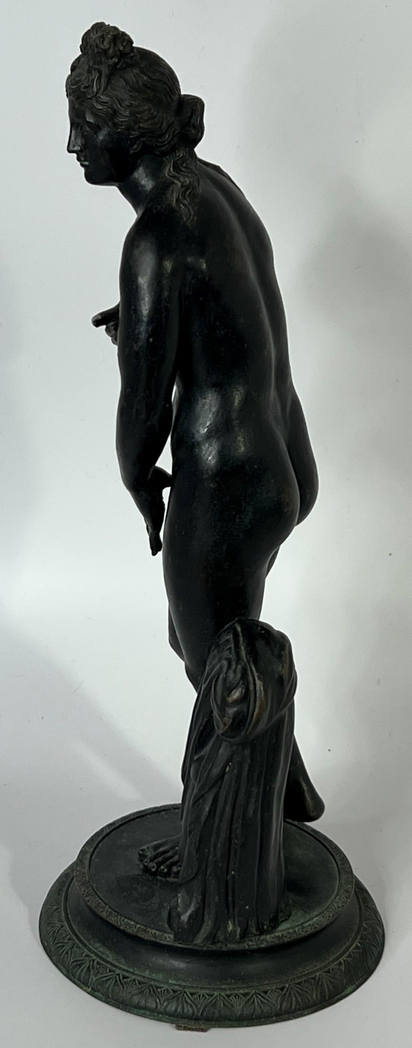 Europeo Venere Capitolina Grand Tour Bronzo della metà del XIX secolo in vendita