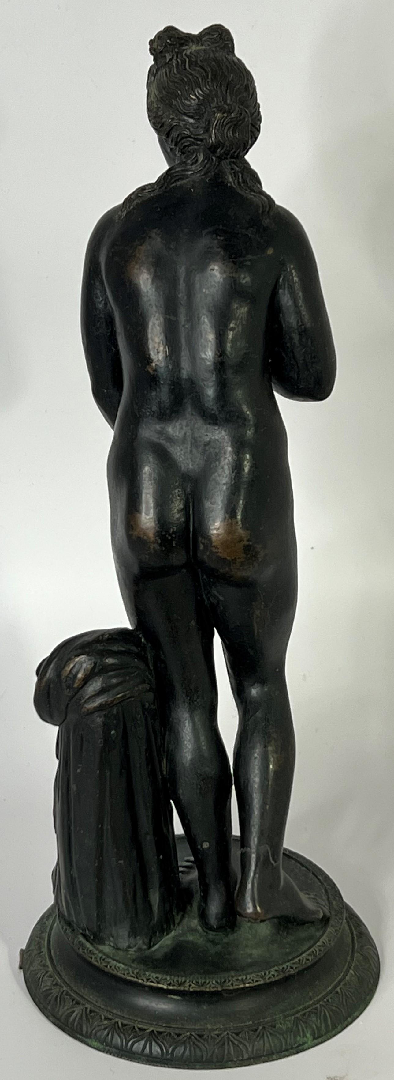 Calco Venere Capitolina Grand Tour Bronzo della metà del XIX secolo in vendita