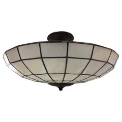 Capiz Ceiling Light Fixture