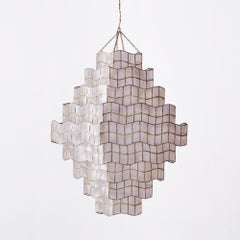 Capiz Shell Ceiling Lamp, Model Cornelia