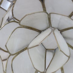 Capiz Shell Lotus Pendant Light