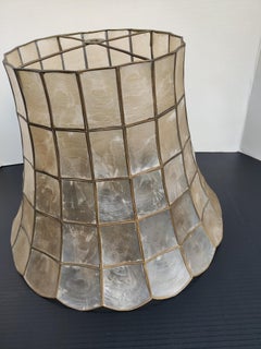 Capiz Shell Mid Century Italian Lamp Shade