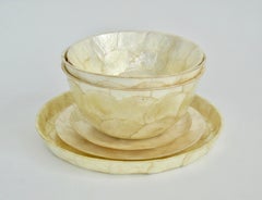 Capiz Shell Seven Piece Serving Set