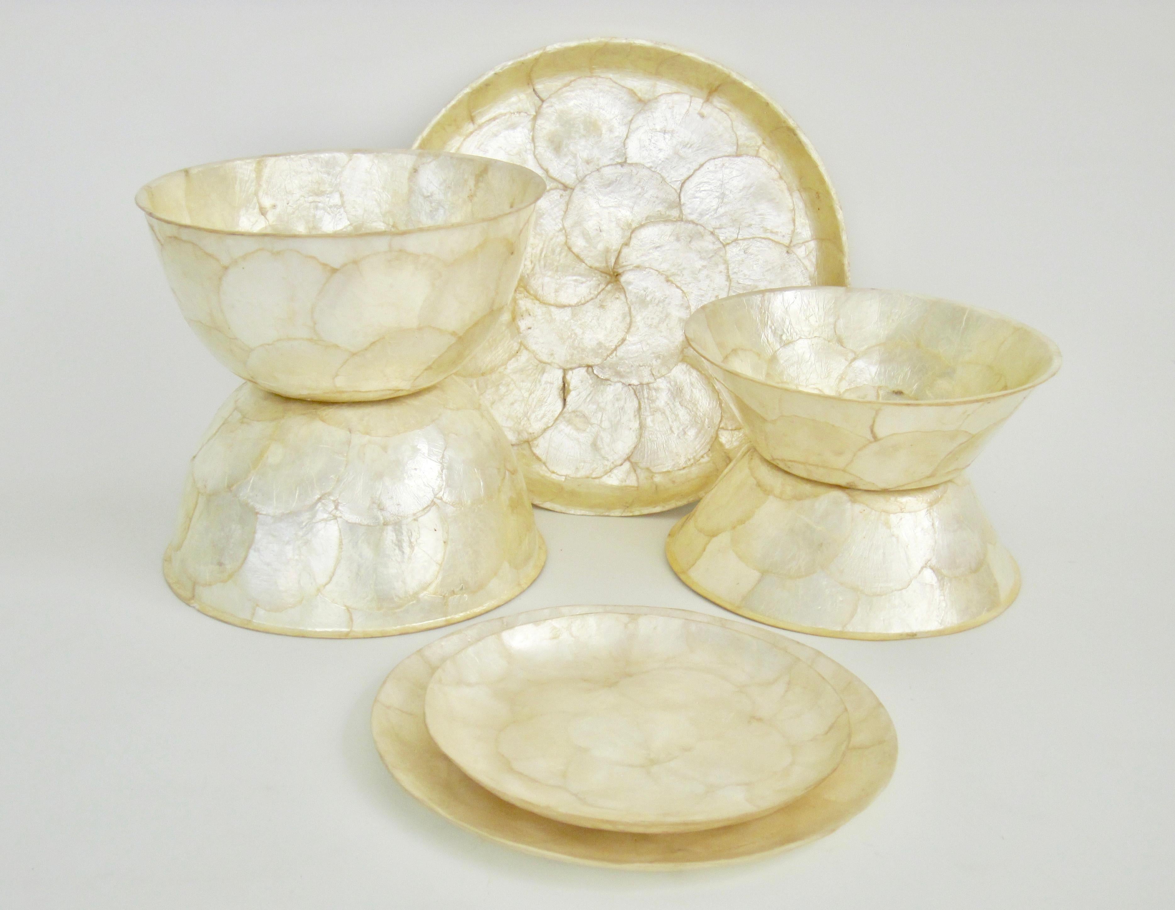 capiz shell tray