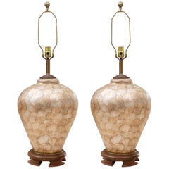 Capiz Shell Veneered Lamps