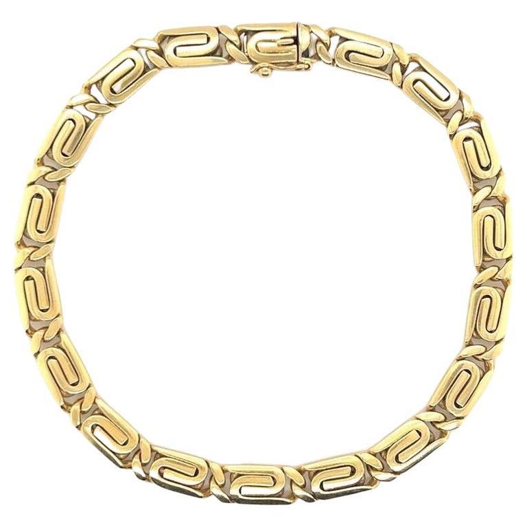 Bracelet à maillons en noir et or mat de Liberty Island | 7093831