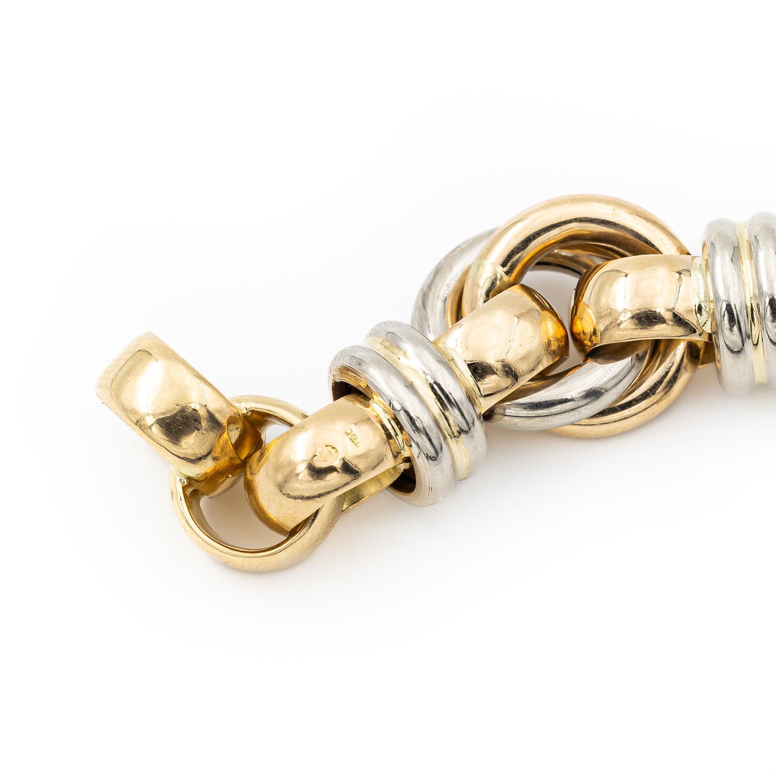 Caplain Saint Andrã Armband Gelbgold im Angebot 2