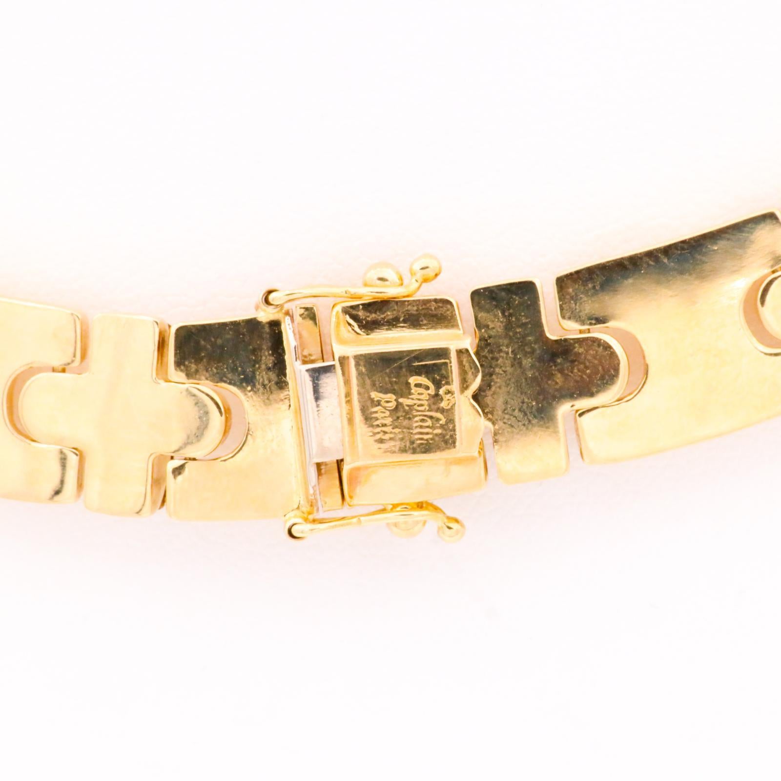 Caplain Saint André Chain Necklace Yellow Gold For Sale 1