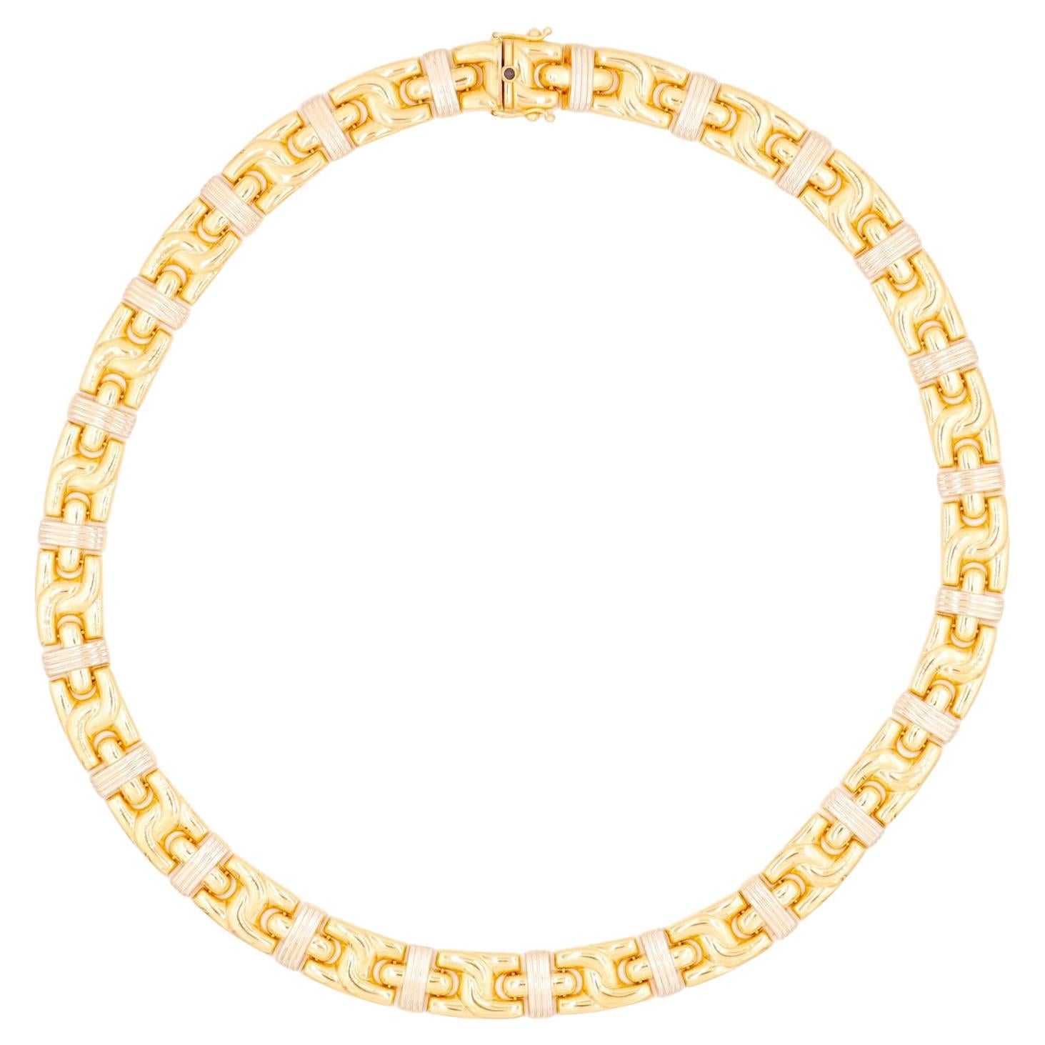 Caplain Saint André Chain Necklace Yellow Gold For Sale
