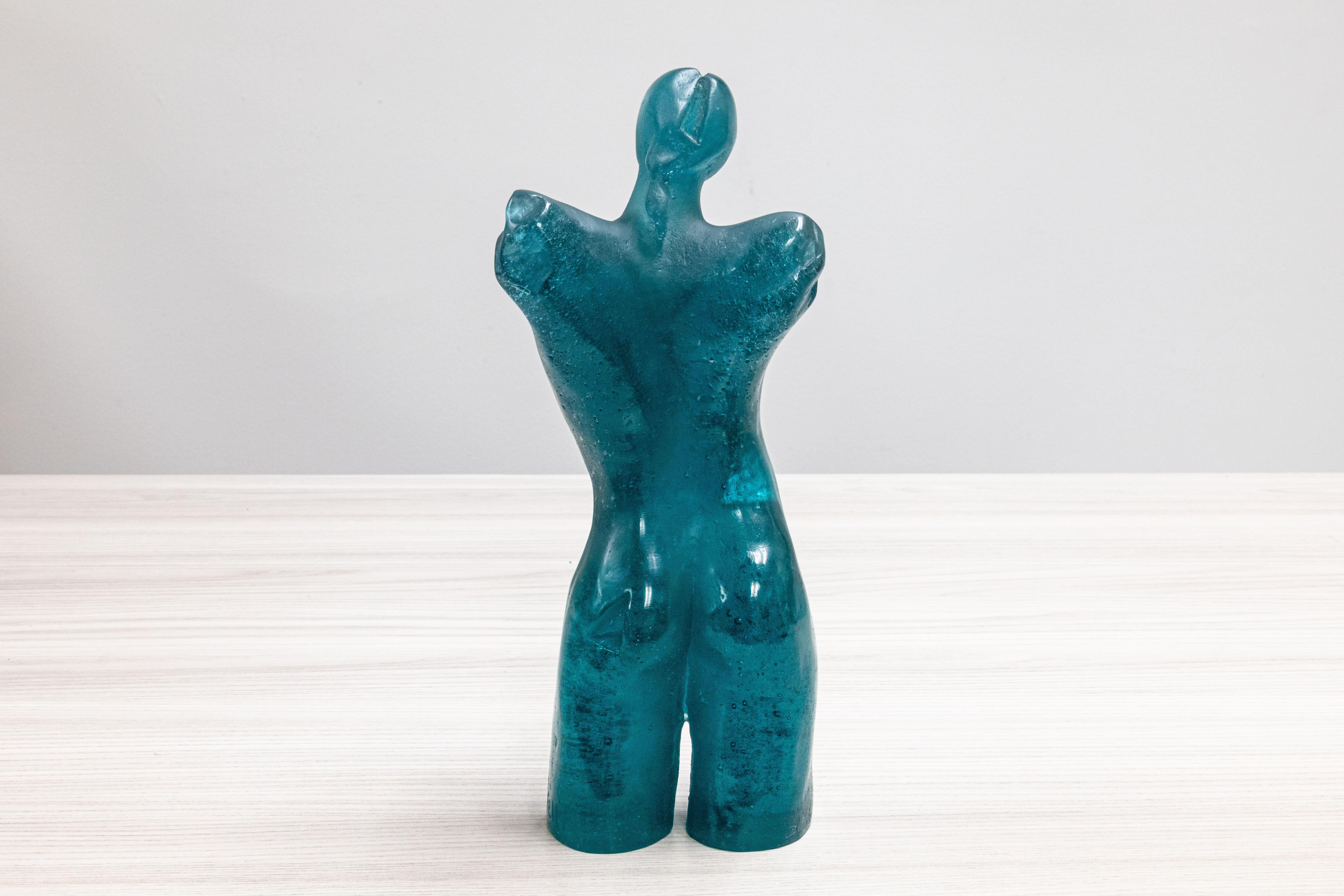Capo di Feltre für Daum Theoreme Signiert Contemporary Figurativer Männlicher Torso Glas (20. Jahrhundert) im Angebot
