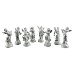 Capo di Monte porcelain orchestra with 8  musicians