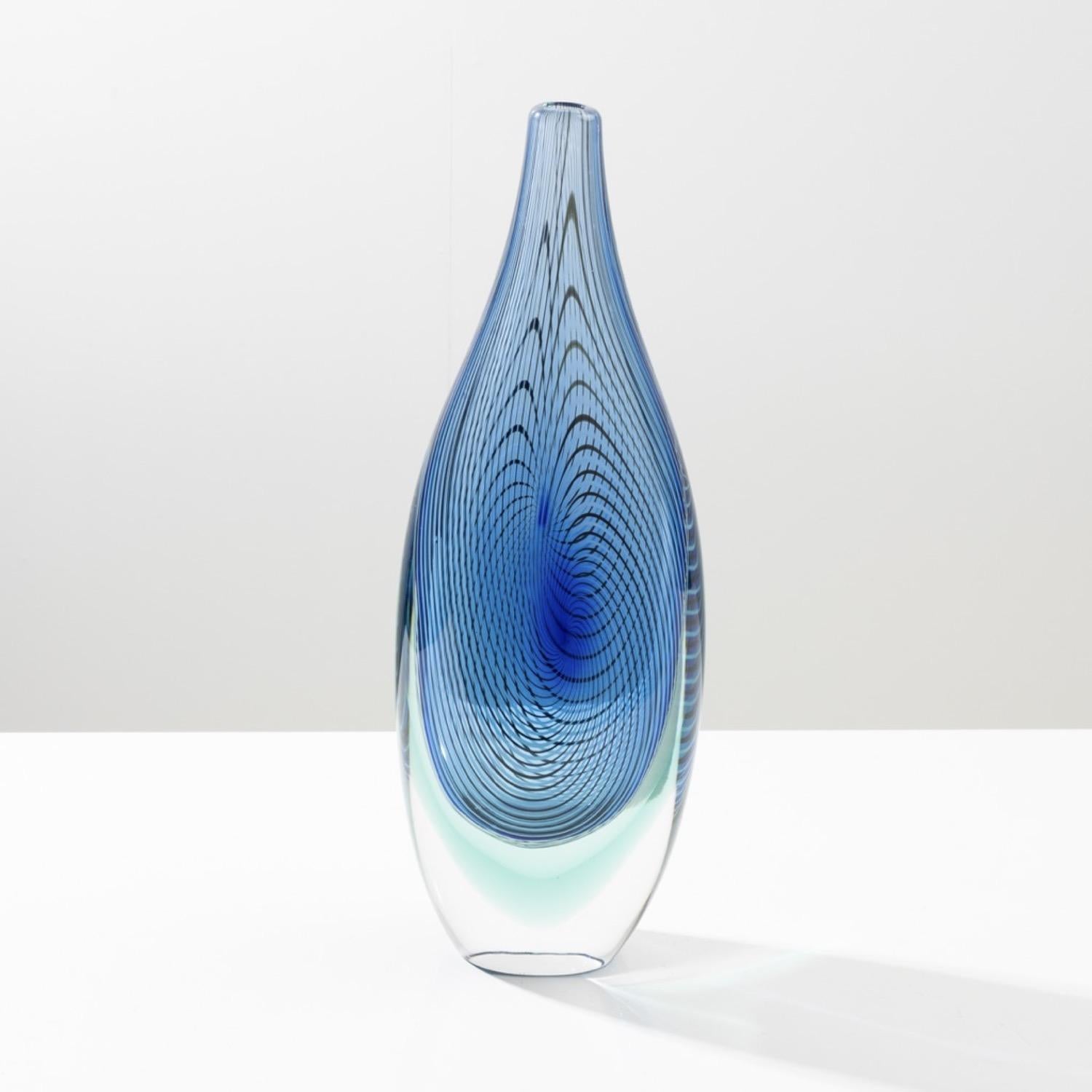 Italian Capo Nord Murano Glass Vase by Giampaolo Seguso, Seguso Viro Murano, Italy