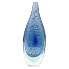 Capo Nord Murano Glass Vase by Giampaolo Seguso, Seguso Viro Murano, Italy