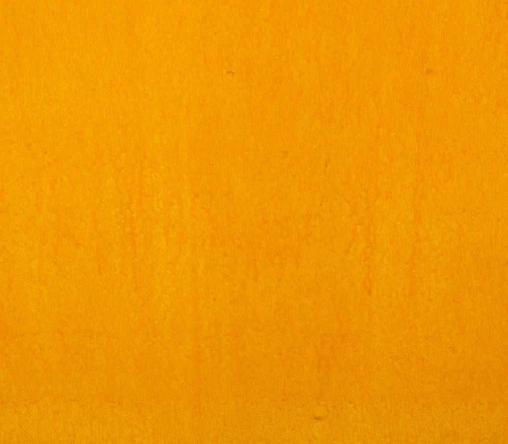 Domenick Capobianco (American, born 1928) abstract color filed in yellow tones oil on canvas in the manner of Mark Rothko (Latvian-American, 1903-1970), signed to verso, housed in a wood frame. Image: 68