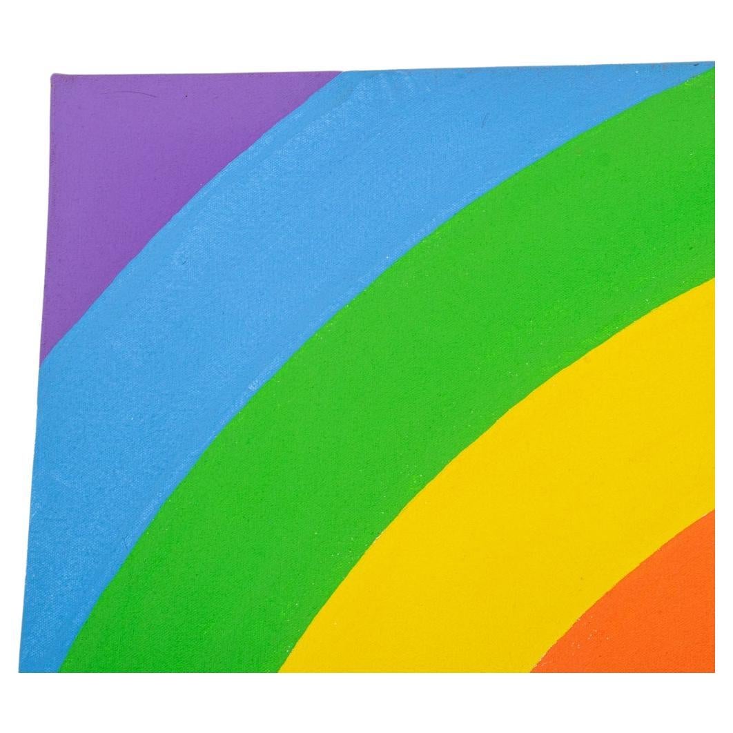 Capobianco Pop Art Regenbogen Acryl auf Leinwand im Angebot