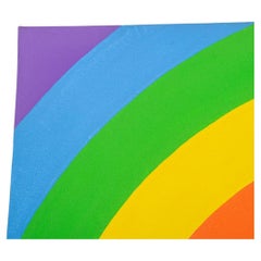 Used Capobianco Pop Art Rainbow Acrylic on Canvas