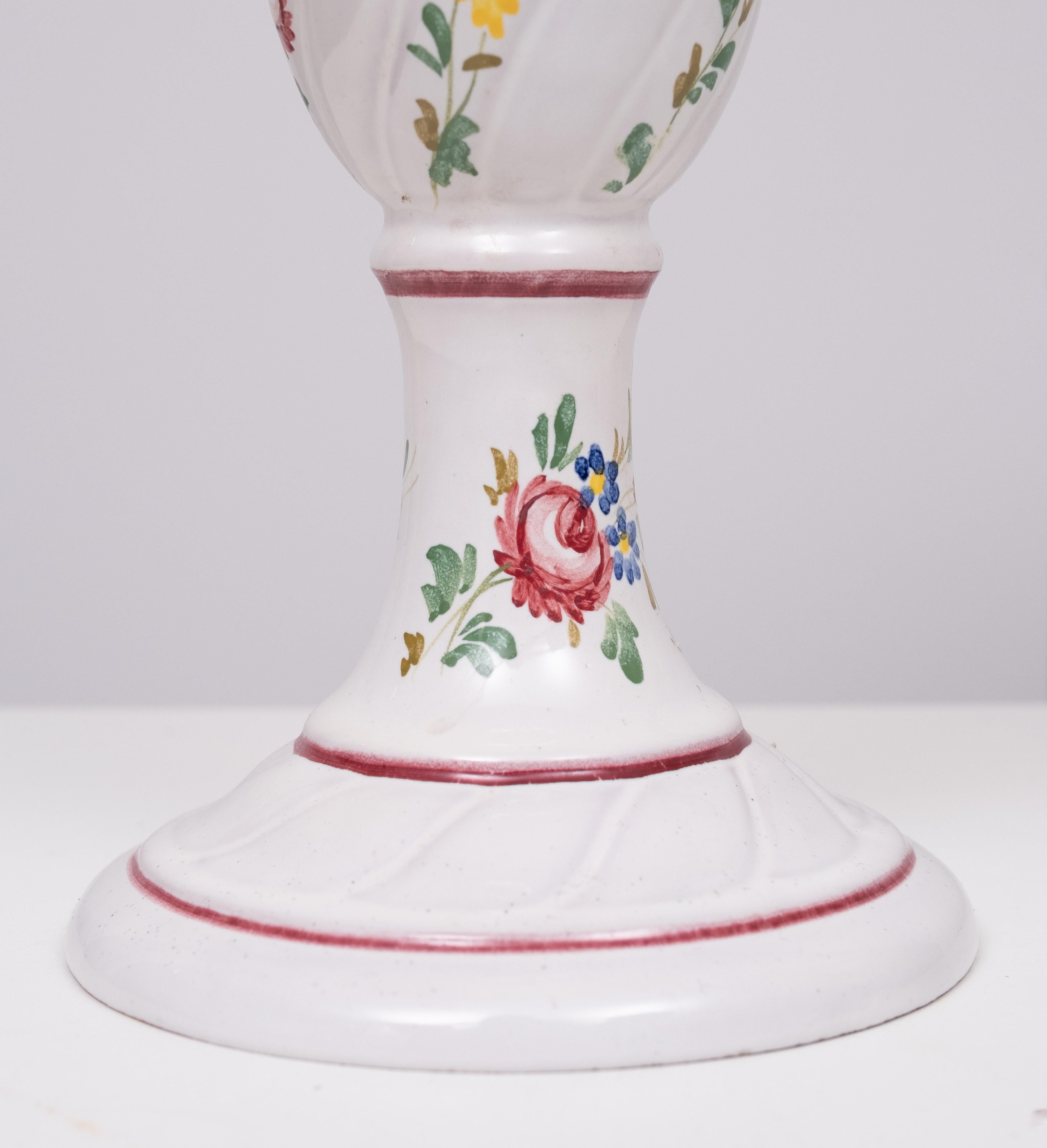Capodimonte  Ceramic  Italian table lamps 1960s (Moderne der Mitte des Jahrhunderts) im Angebot