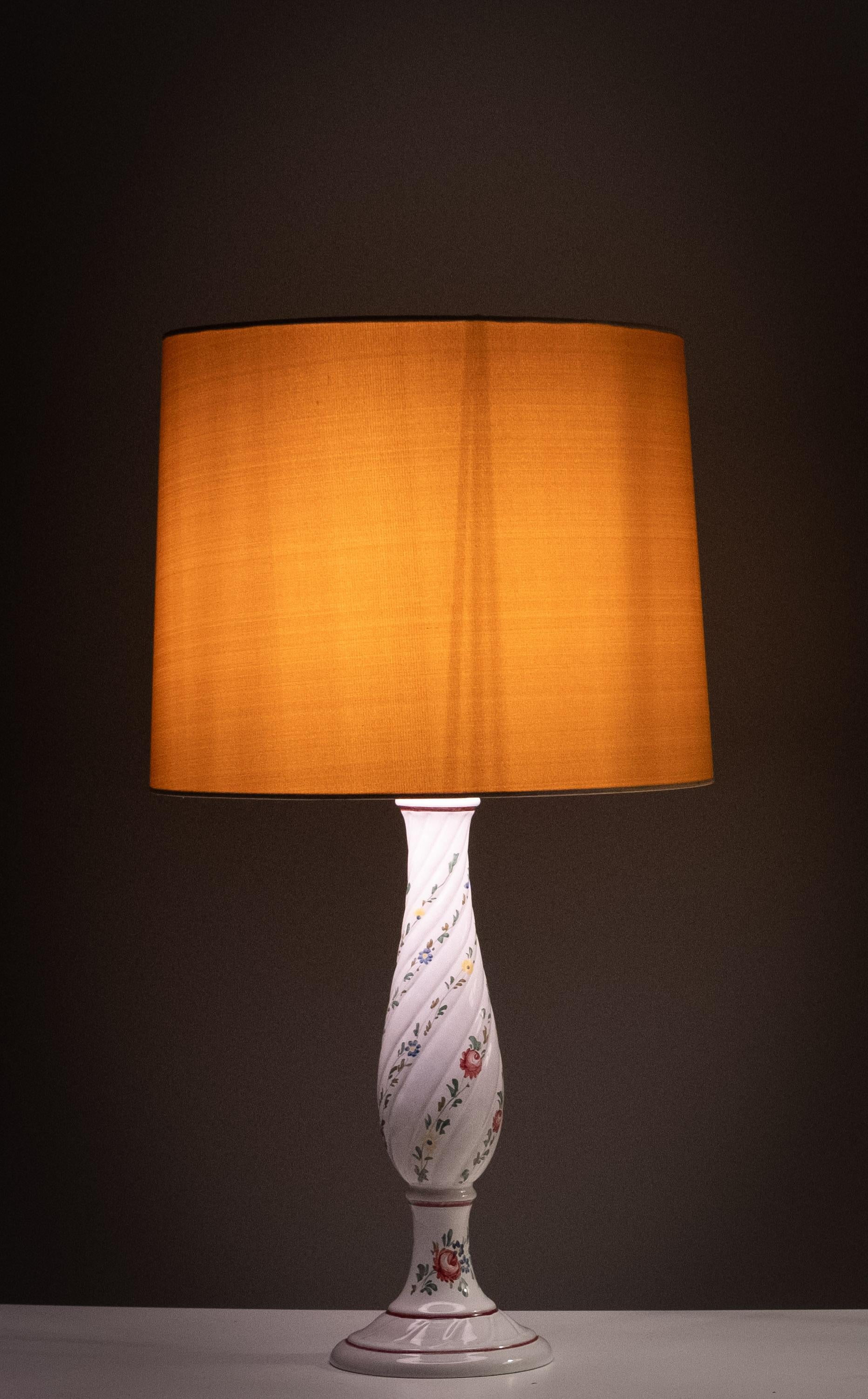 Capodimonte  Ceramic  Italian table lamps 1960s (Keramik) im Angebot