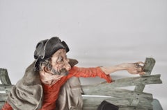 Capodimonte Ceramic Sculpture, Italy, 1950s