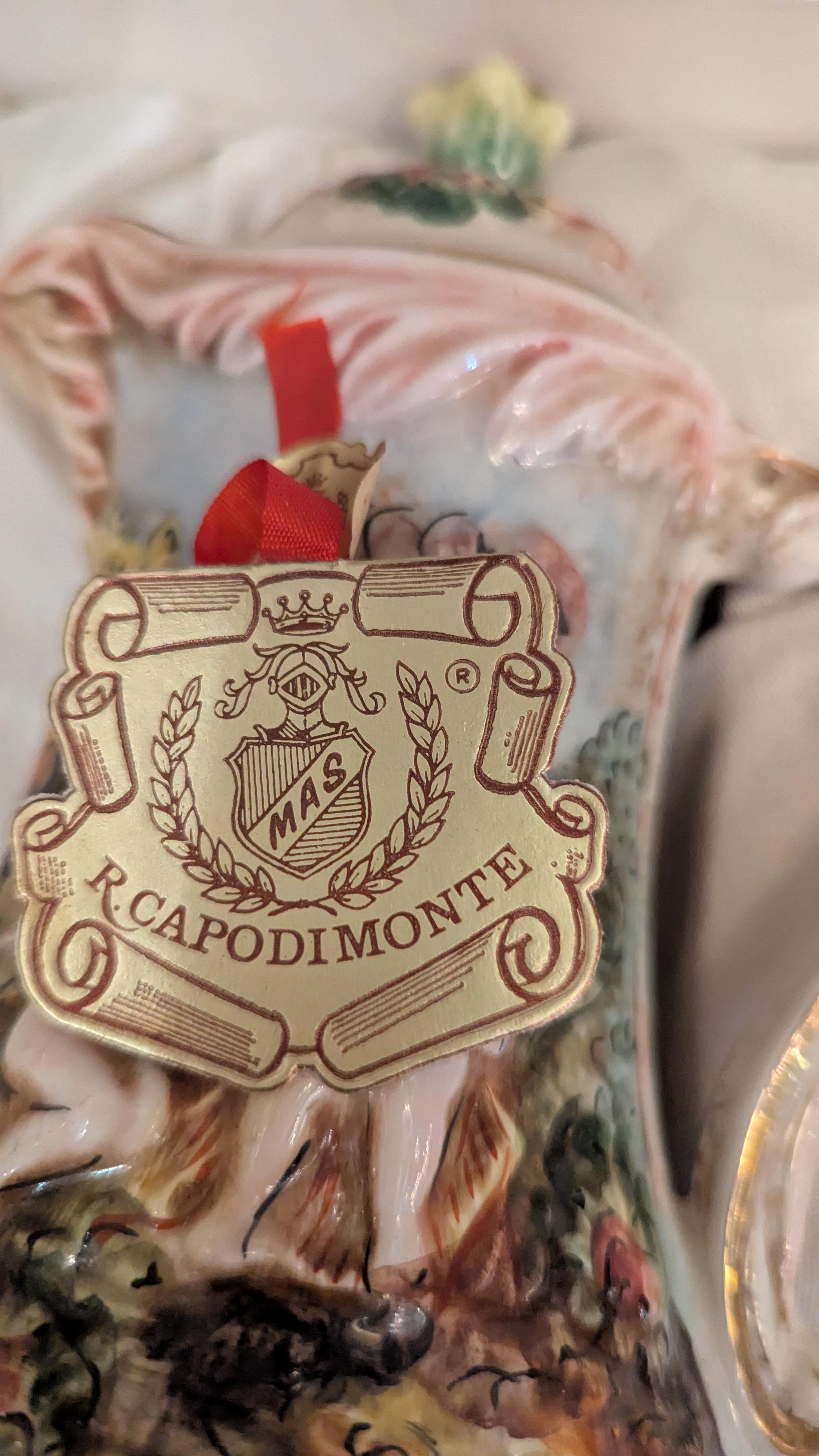 Set de démiurge pour le chocolat de Capodimonte Excellent état - En vente à Pueblo, CO