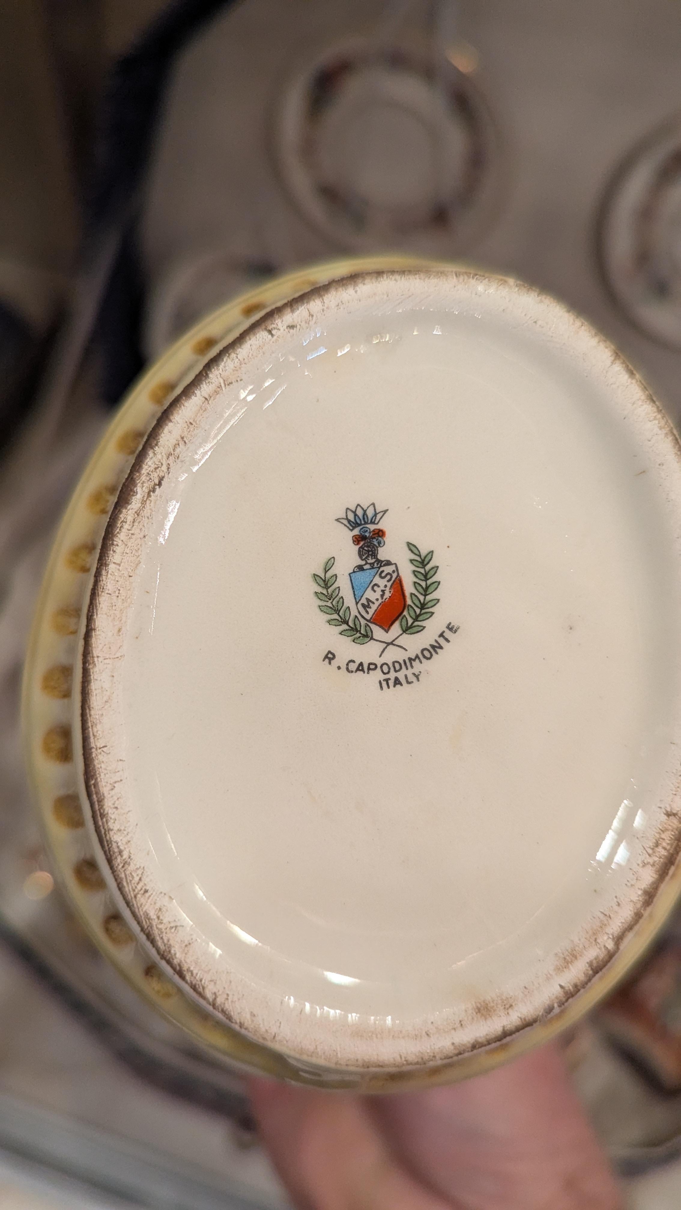 Set de démiurge pour le chocolat de Capodimonte en vente 1