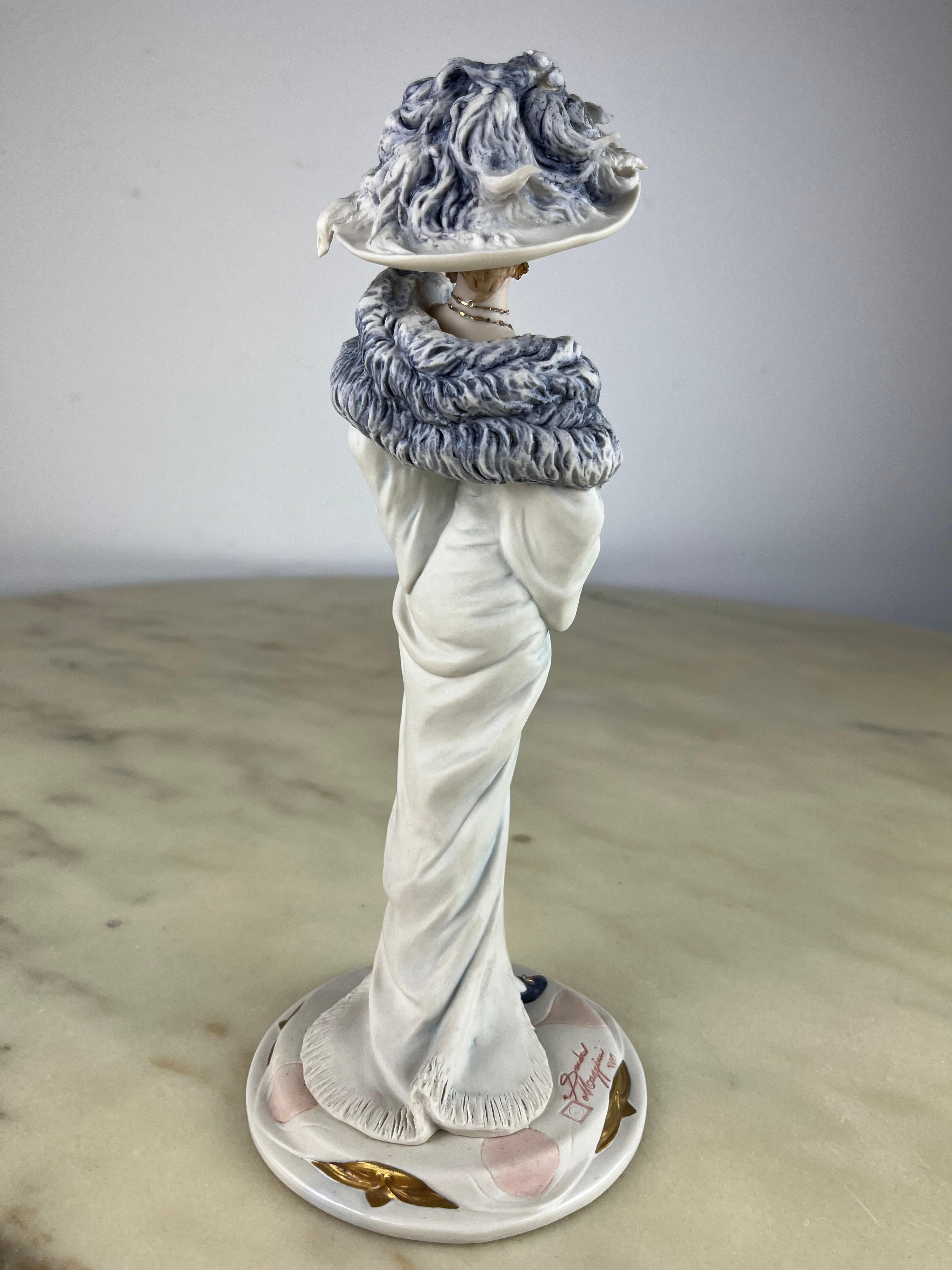 Fin du 20e siècle Figurine de Capodimonte par Sandro Maggioni, Italie, années 1980 en vente
