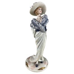 Vintage Capodimonte Figurine by Sandro Maggioni, Italy, 1980s