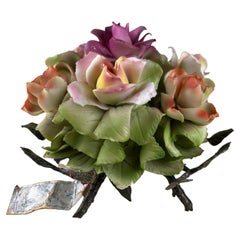 Capodimonte-Blumenkorb, Italien, 1960er Jahre