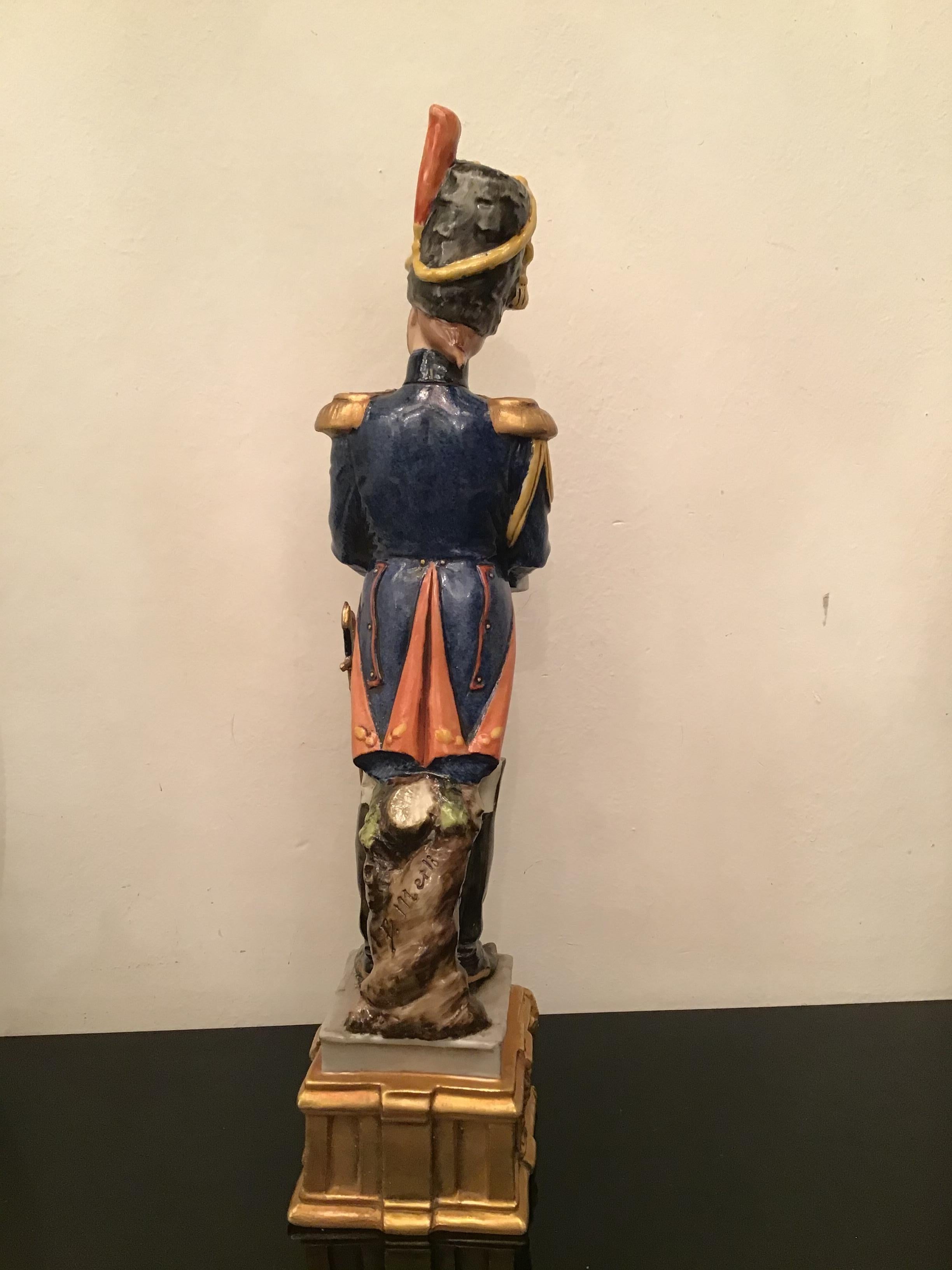 Porcelaine militaire de Capodimonte, 1980, Italie en vente 3