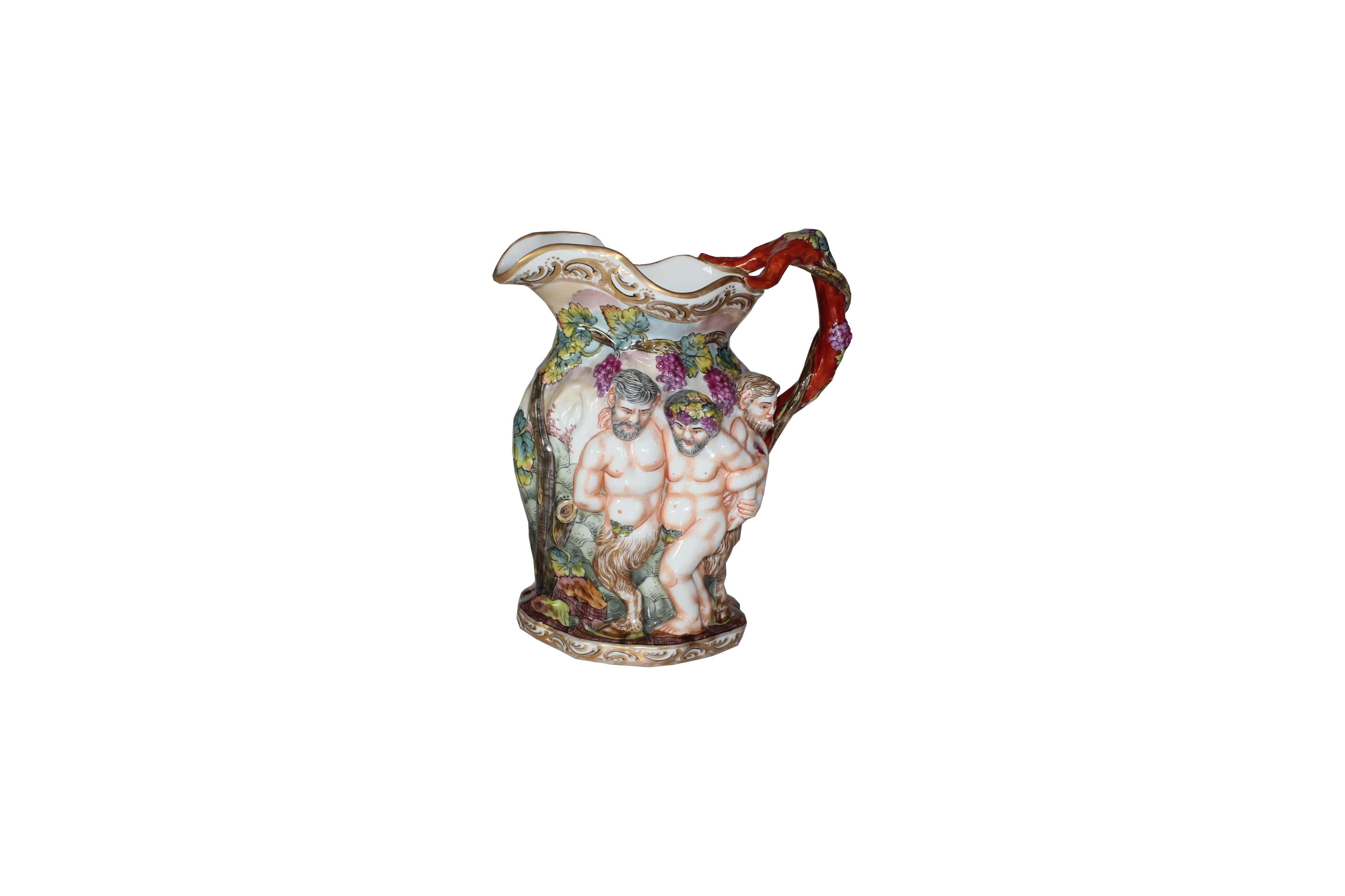 Capodimonte-Krug (Porzellan)