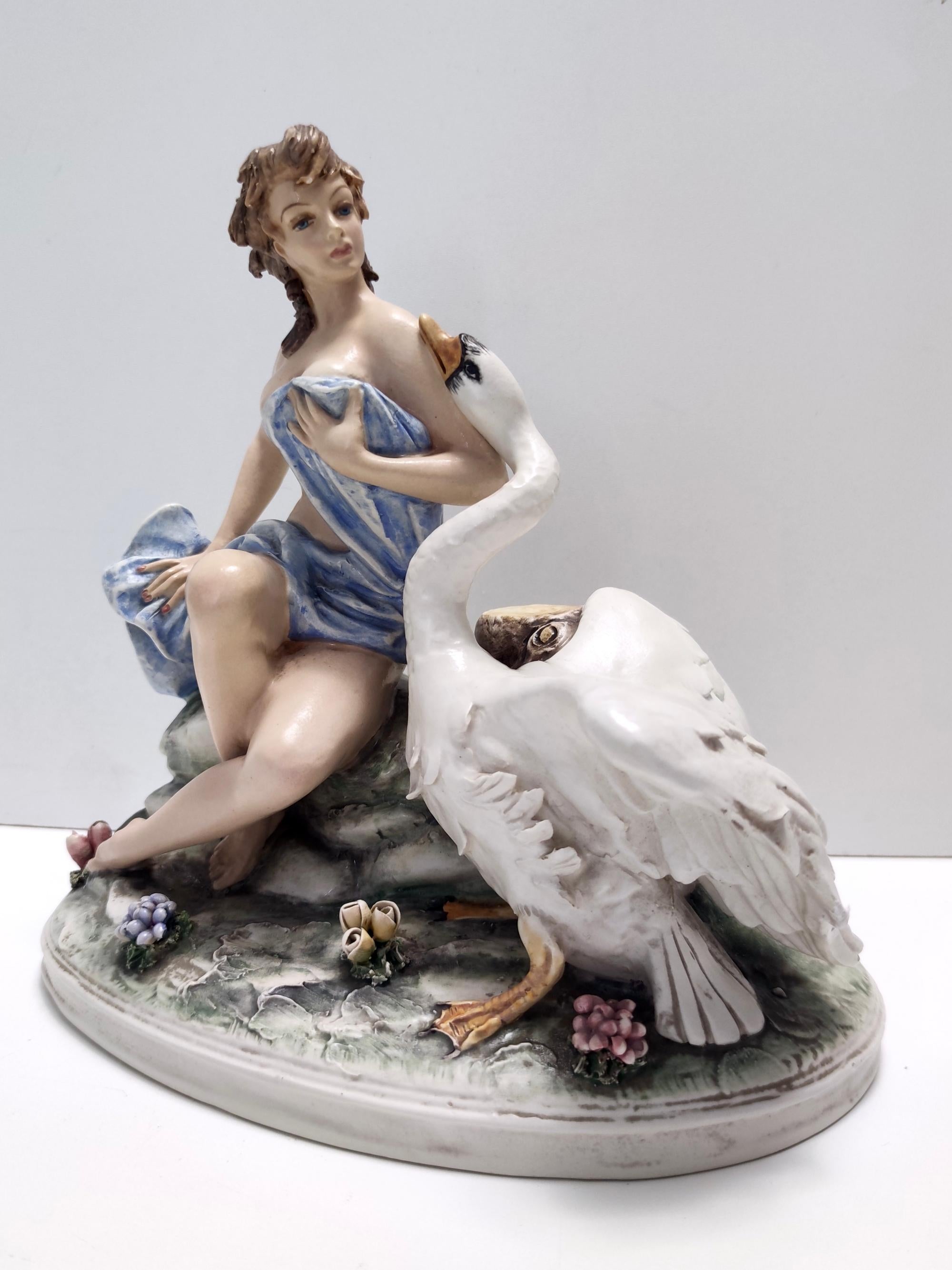 Deko-Objekt aus Capodimonte-Porzellan von Carlo Mollica, Rokokostil, Italien (Italienisch) im Angebot
