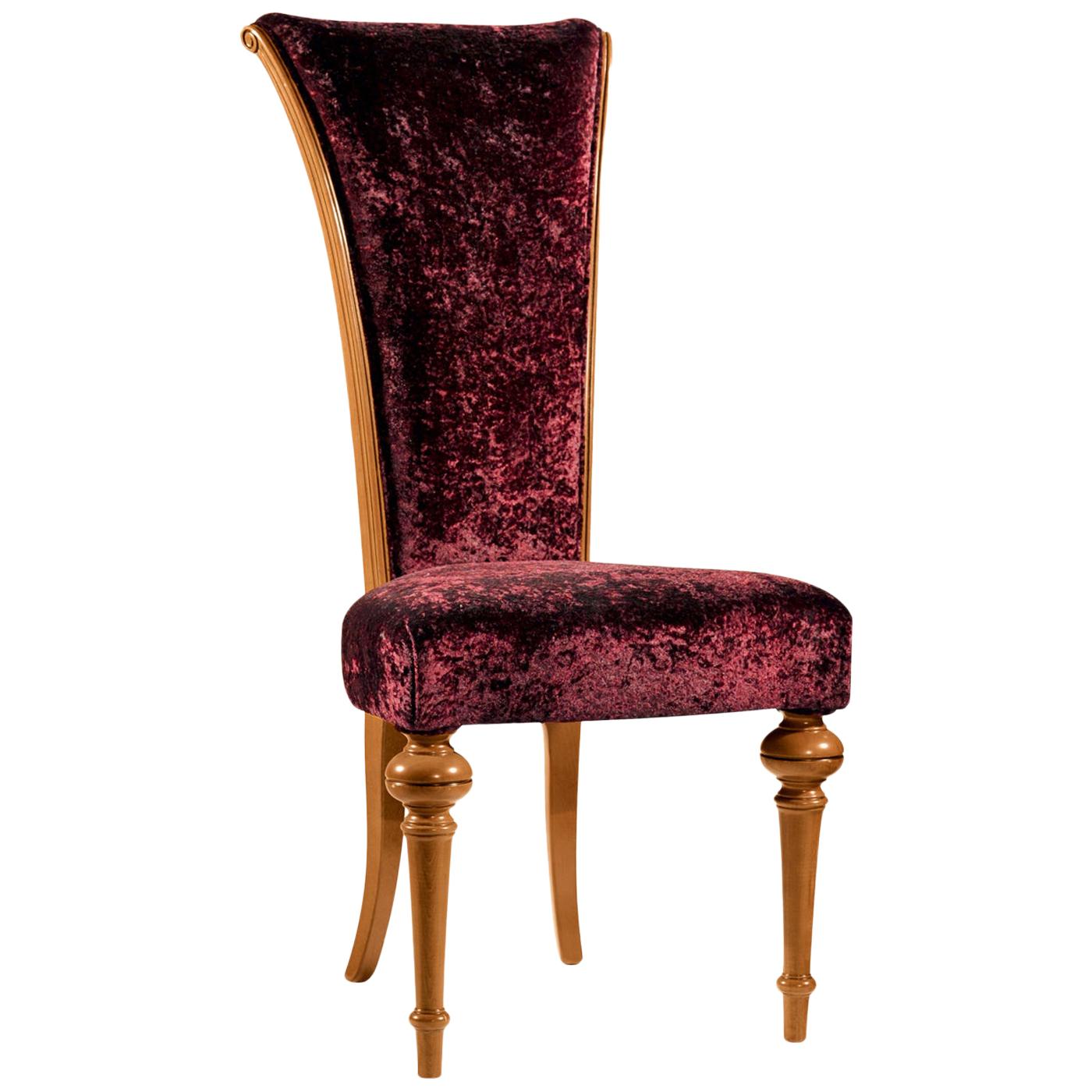 Capotavola Red Velvet Chair