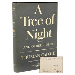 CAPOTE, Truman. A Tree Of Night - 1949 - FIRST EDITION - PRESENTATION COPY.