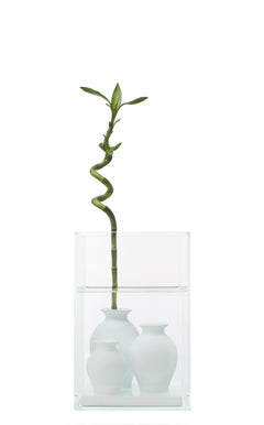 MIST-O Studio Atlantis Vase in Polish White Glass for Cappellini