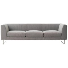 Cappellini Elan Three-Seat Sofa with Fabric or Leather by Jasper Morrison