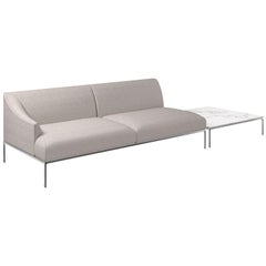 Cappellini High Time Two-Seat Sofa in Cream Hero Fabric by Christophe Pillet