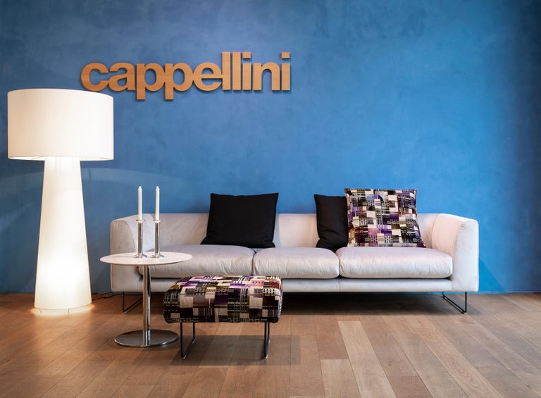 Marcel Wanders Large Big Shadow Lamp in White Chrome Metal for Cappellini  For Sale at 1stDibs