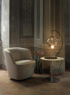 Johan Lindstèn Meltdown Table Lamp in Glass and Iron for Cappellini