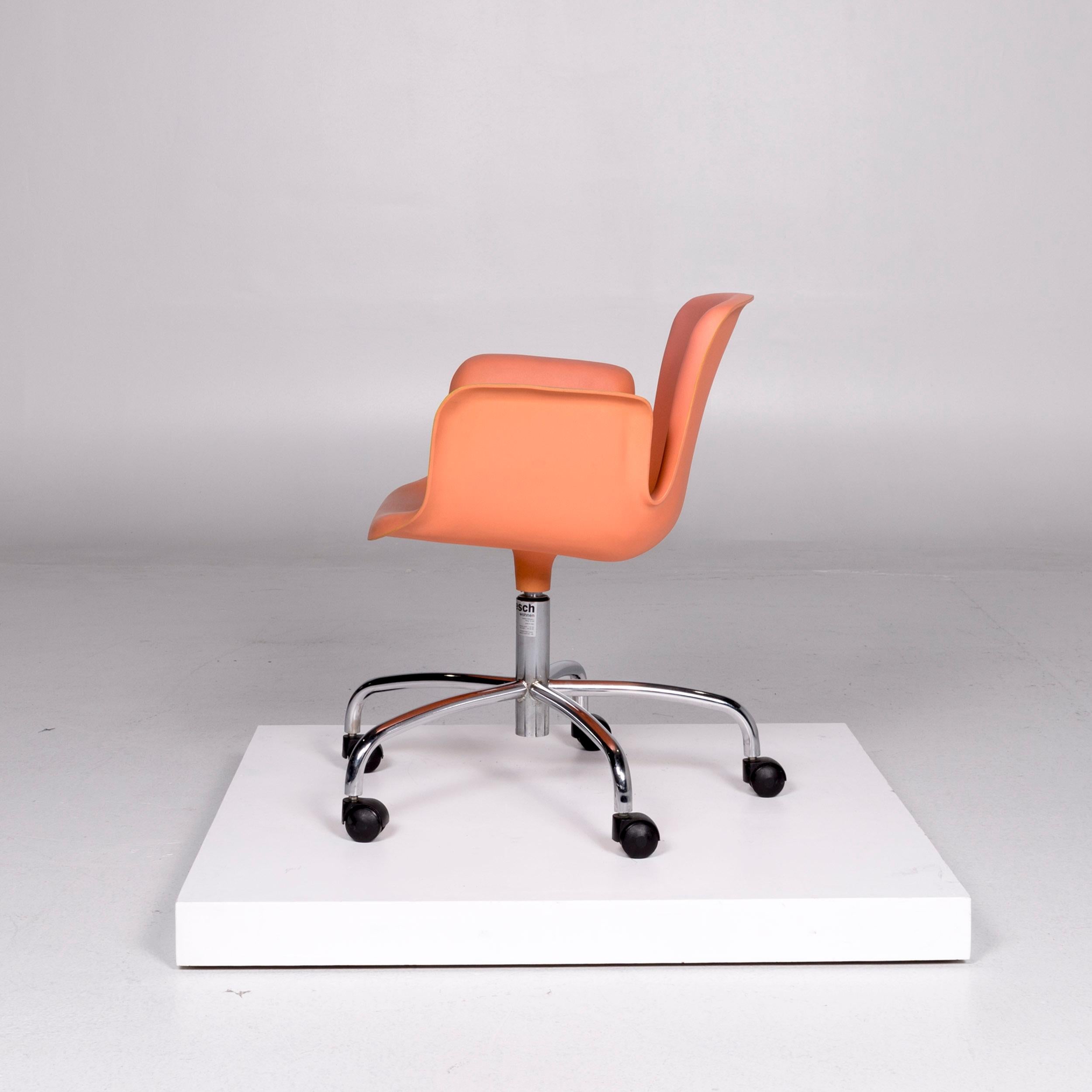 Cappellini Plastic Armchair Orange Apricot Chair Polypropylene 3