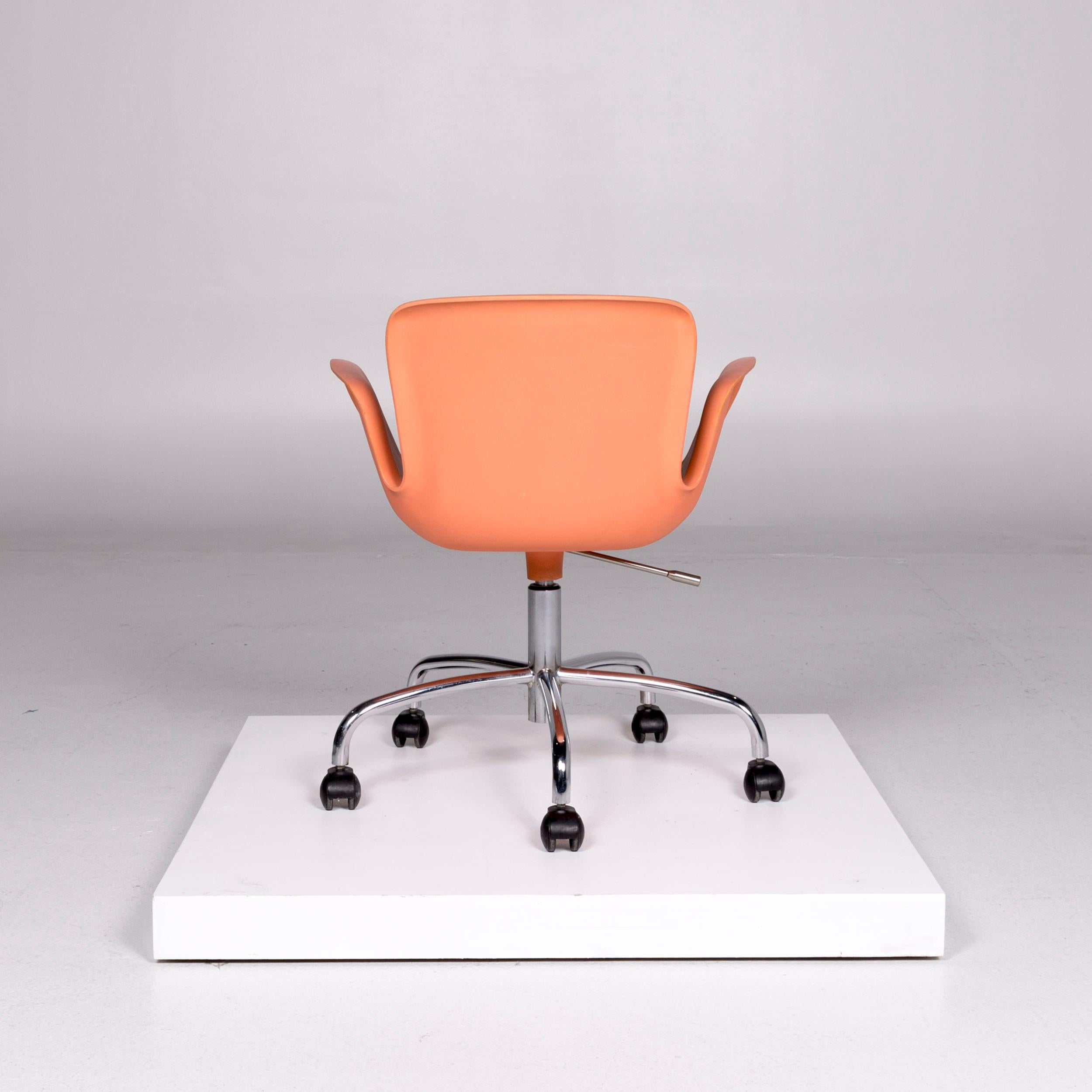 Cappellini Plastic Armchair Orange Apricot Chair Polypropylene 2