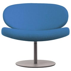 Cappellini Sunset Armchair in Beech with Blue Fabric by Christophe Pillet