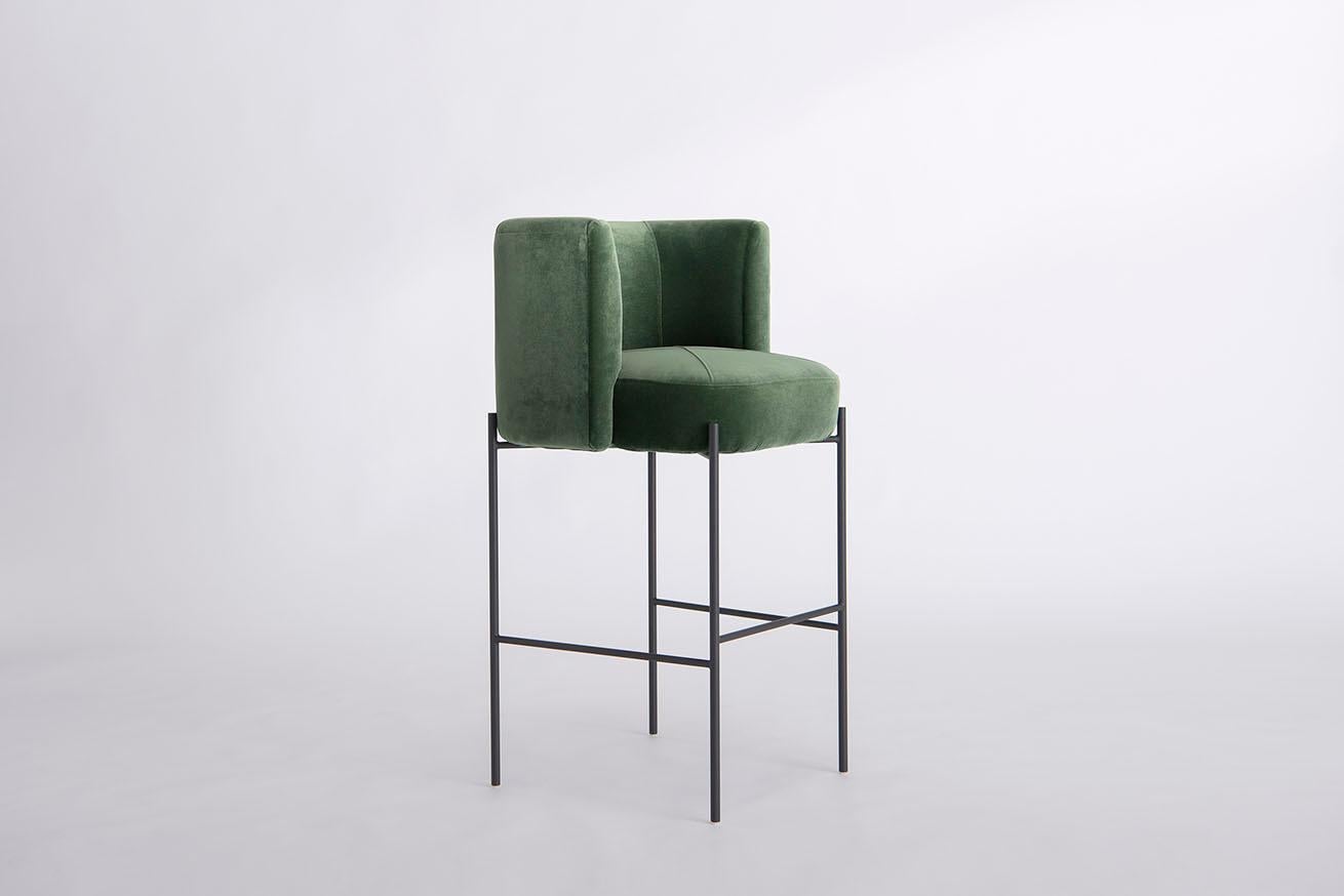 Listed price is for the Capper bar stool in powder coat (flat black or flat white) and Comfort Zone by HBF fabric.
COM is also available, with a List price of $ 2,610.00.

Prices exclude packing. 

Collection of sofas, lounge chairs, side