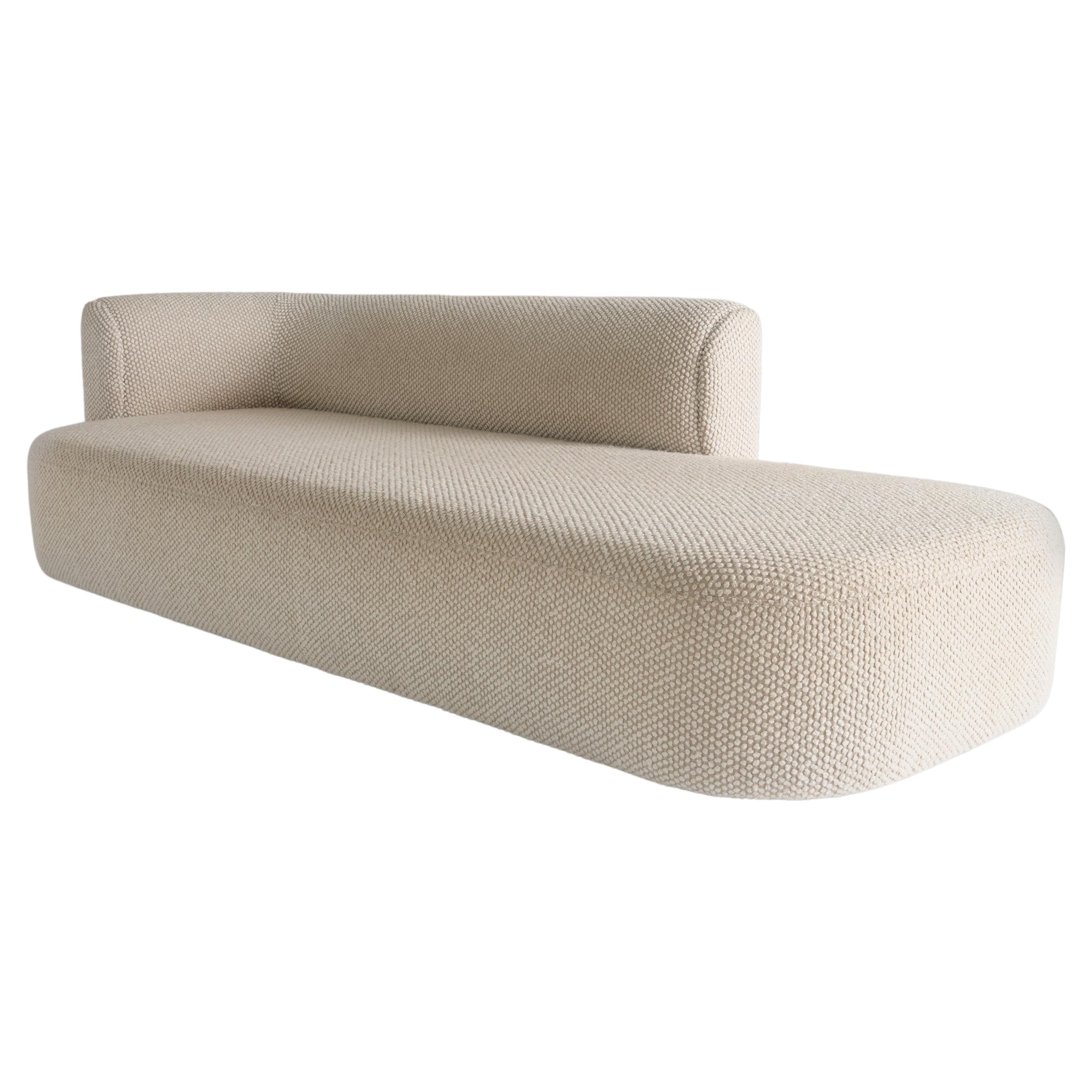 Capper Chaise- 58" by Phase Design, Fabric For Sale