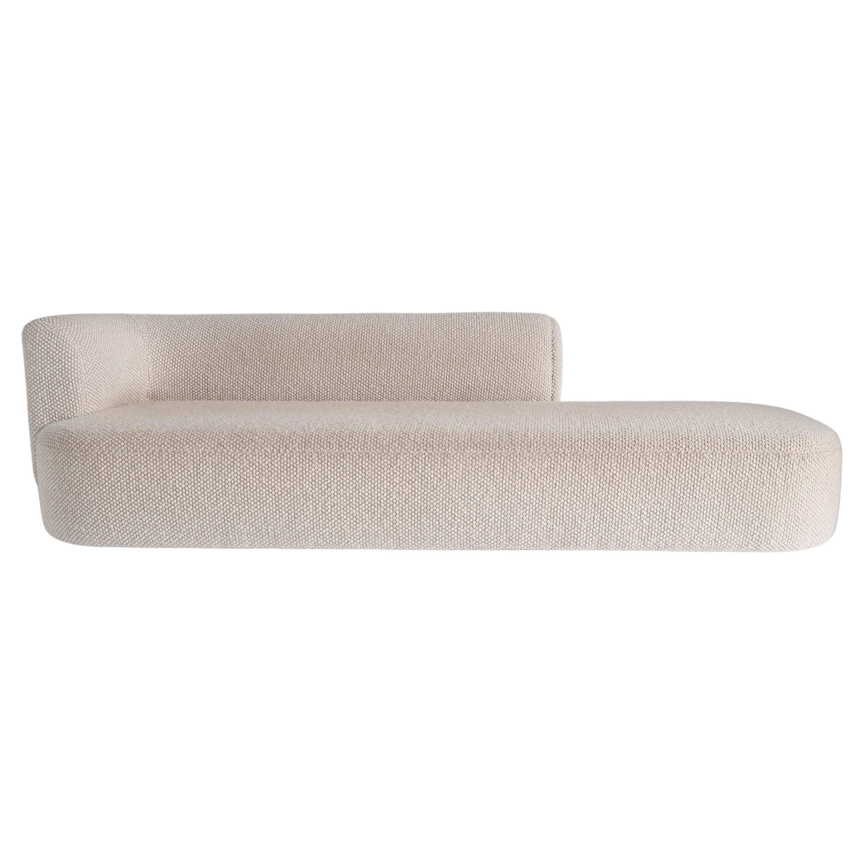 Chaise Capper 86" par Phase Design, Tissu en vente