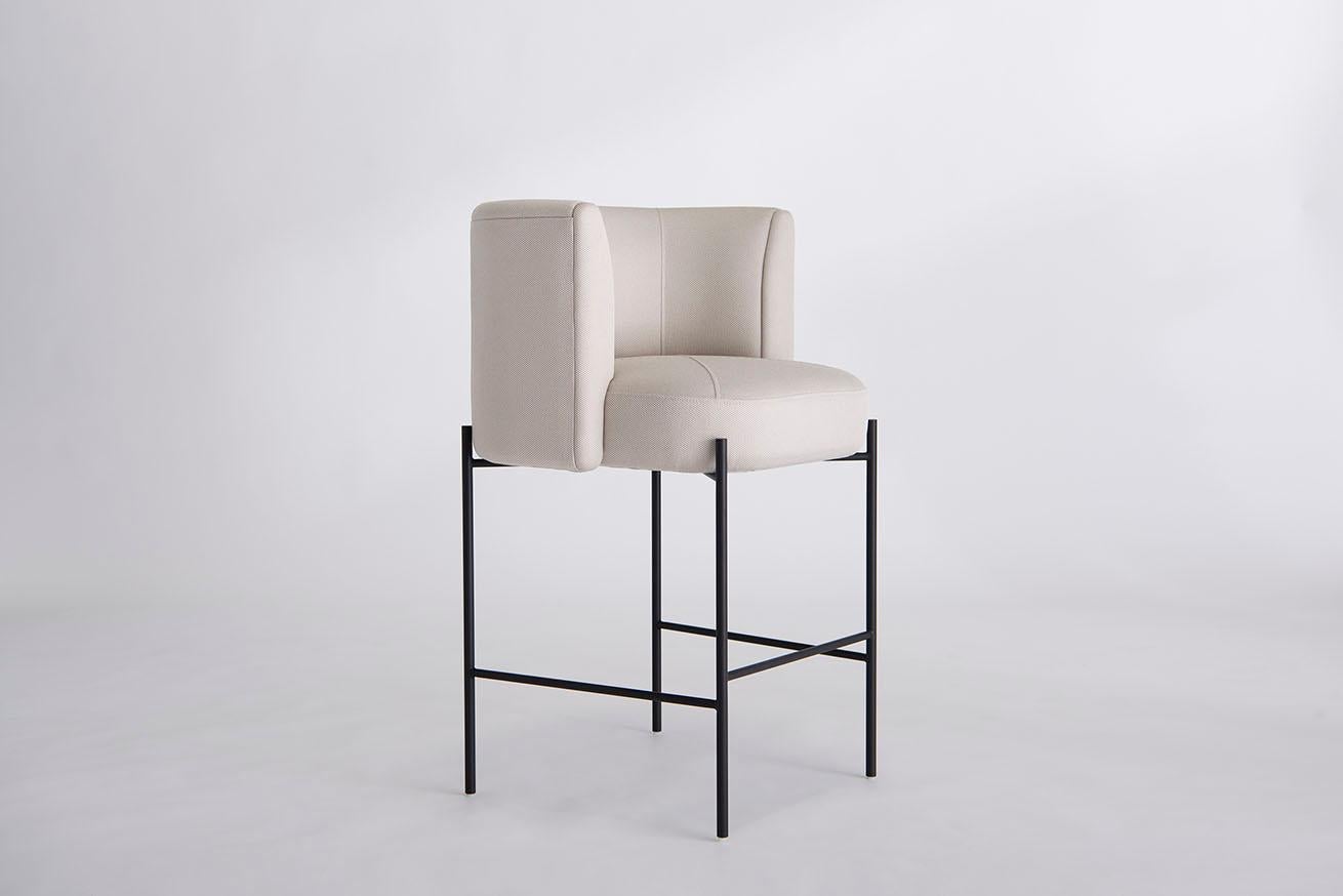 Listed price is for the Capper counter stool in powder coat (flat black or flat white) and Comfort Zone by HBF fabric.
COM is also available, with a List price of $ 2,570.00.

Prices exclude packing. 

Collection of sofas, lounge chairs, side