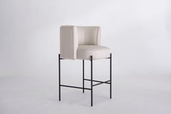 Tabouret de comptoir cuivre de Phase Design, tissu