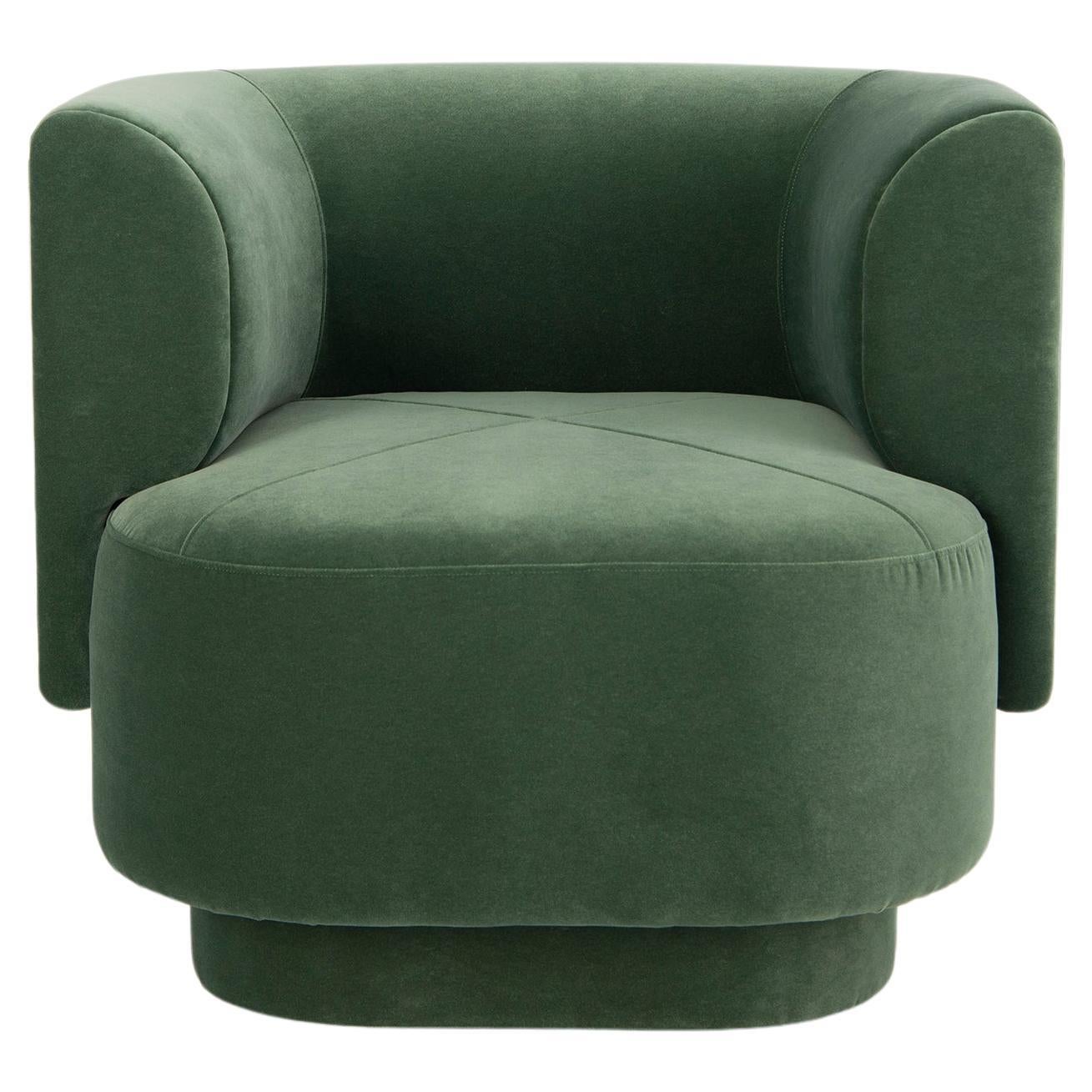 Capper Lounge Chair With Upholstered Base by Phase Design
