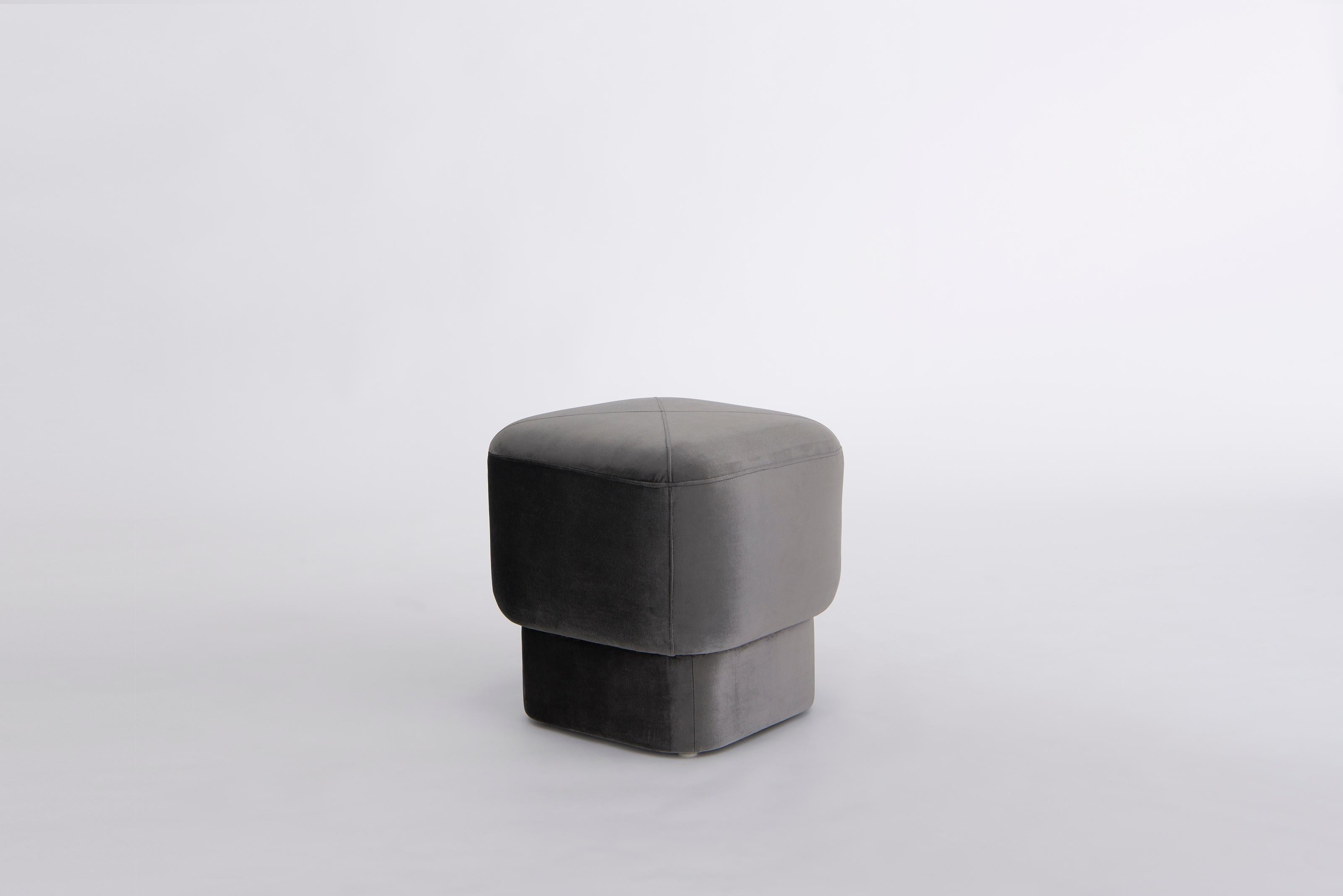 Modern Capper Low Stool by Phase Design